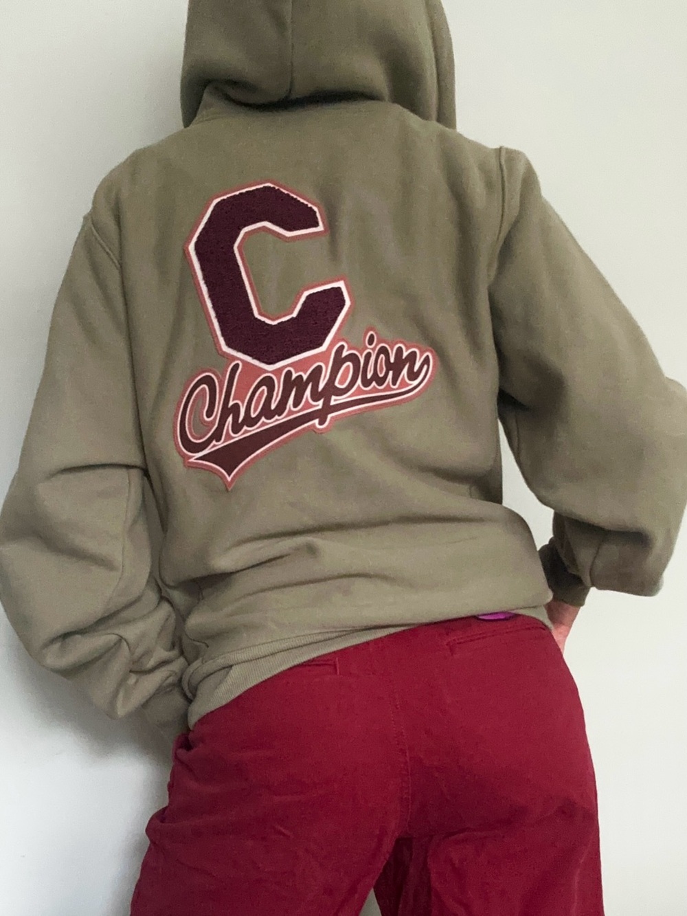 Champion UO Exclusive Collegiate Reverse Weave Full Zip Hoodie Sweatshirt Unisex